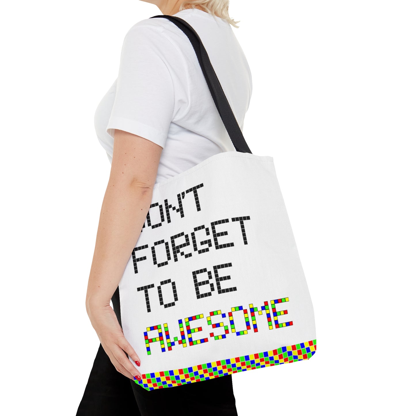 AOP Tote Bag "Don't forget to be awesome"