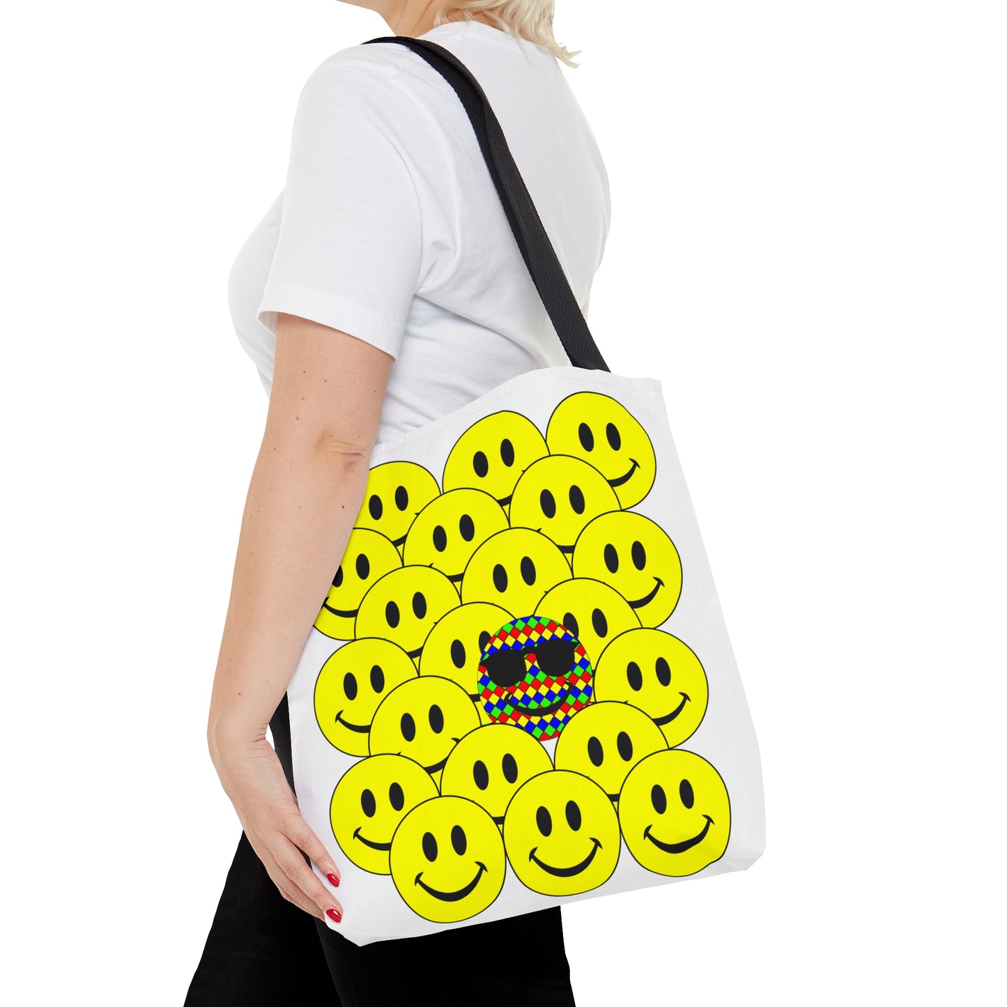 AOP Tote Bag "Think different"