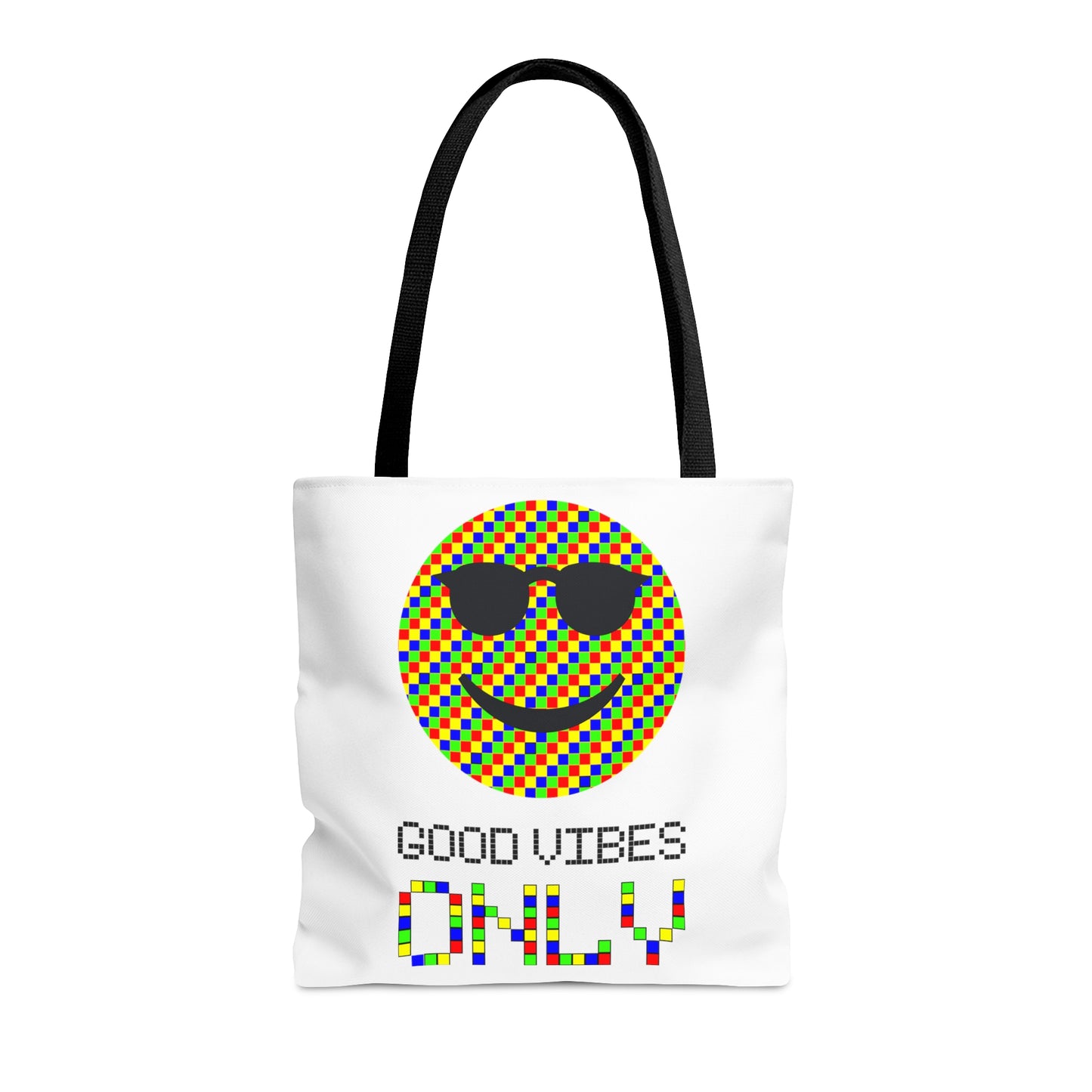 AOP Tote Bag "Good vibes ONLY"