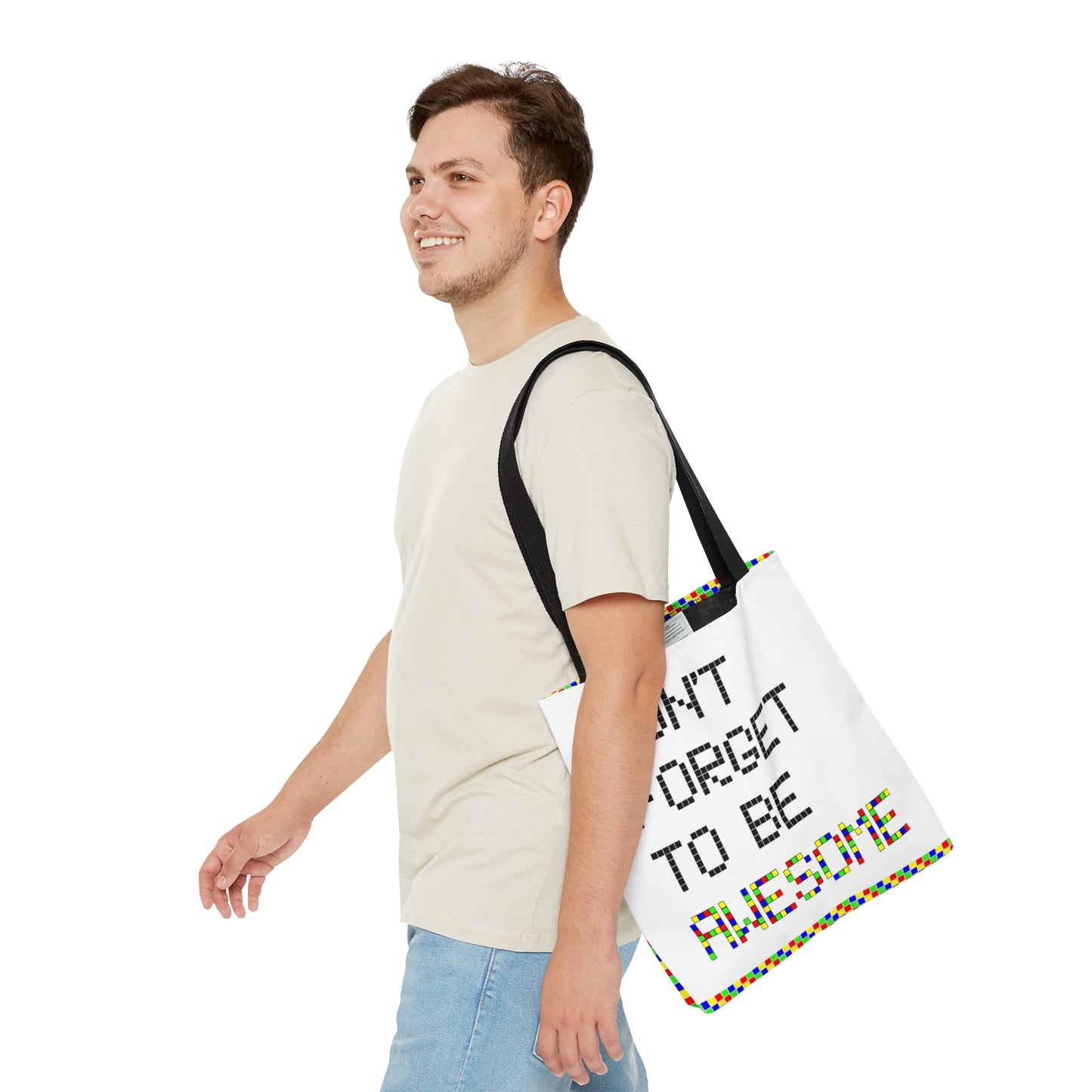 AOP Tote Bag "Don't forget to be awesome"