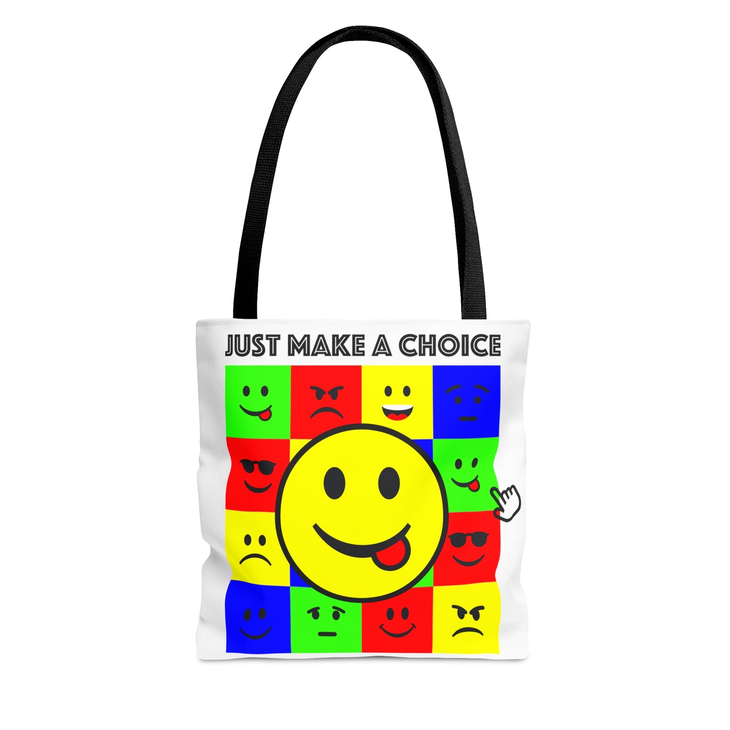 AOP Tote Bag "Just make a choice"