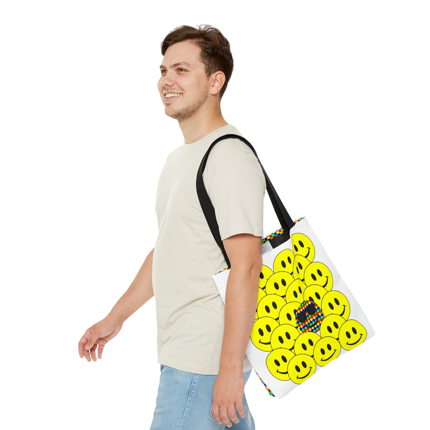 AOP Tote Bag "Think different"