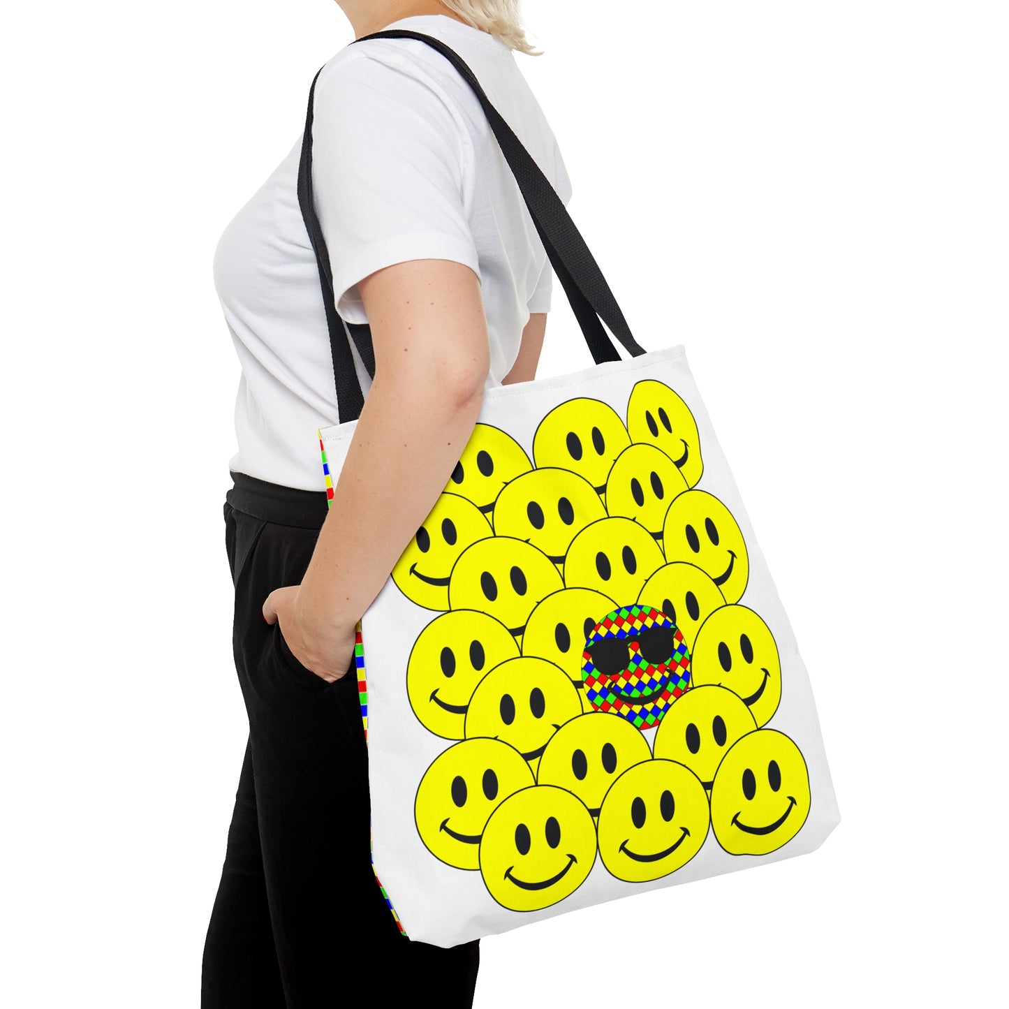 AOP Tote Bag "Think different"