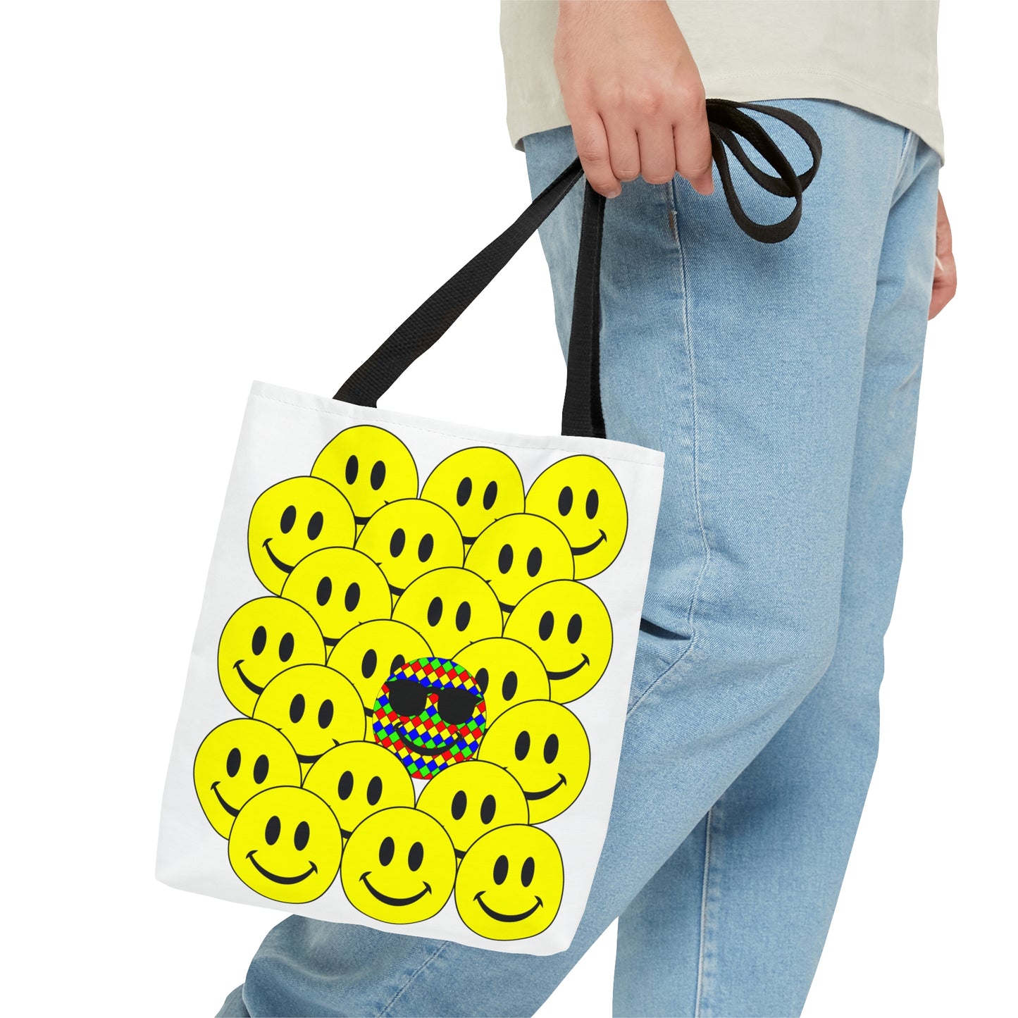AOP Tote Bag "Think different"