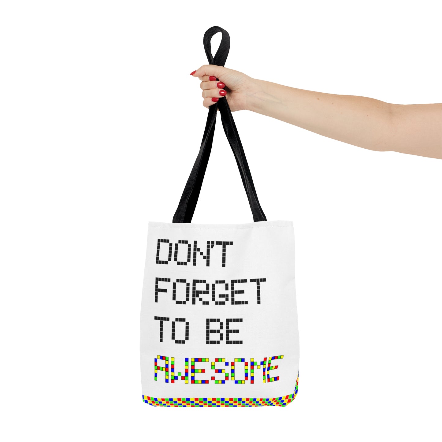 AOP Tote Bag "Don't forget to be awesome"