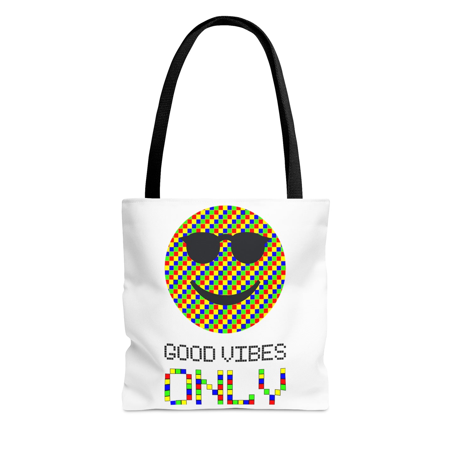 AOP Tote Bag "Good vibes ONLY"