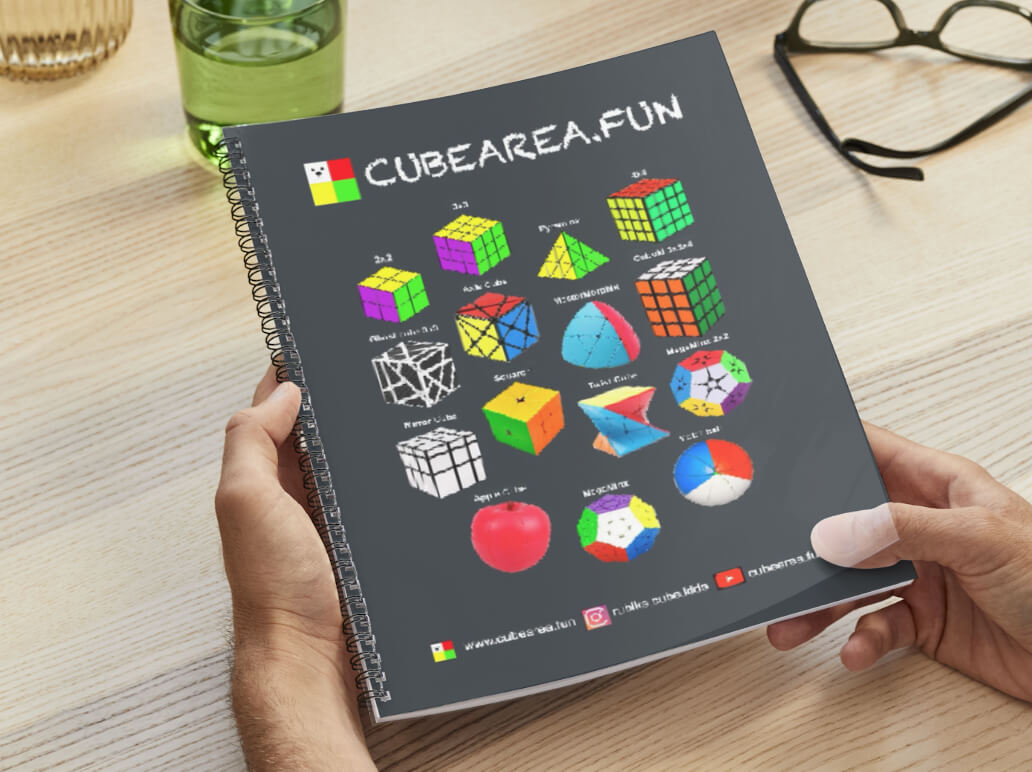 Paper Book Cubearea.fun How to solve a Rubik's cube and other puzzles (15 puzzles, 66 pages). FREE SHIPPING!