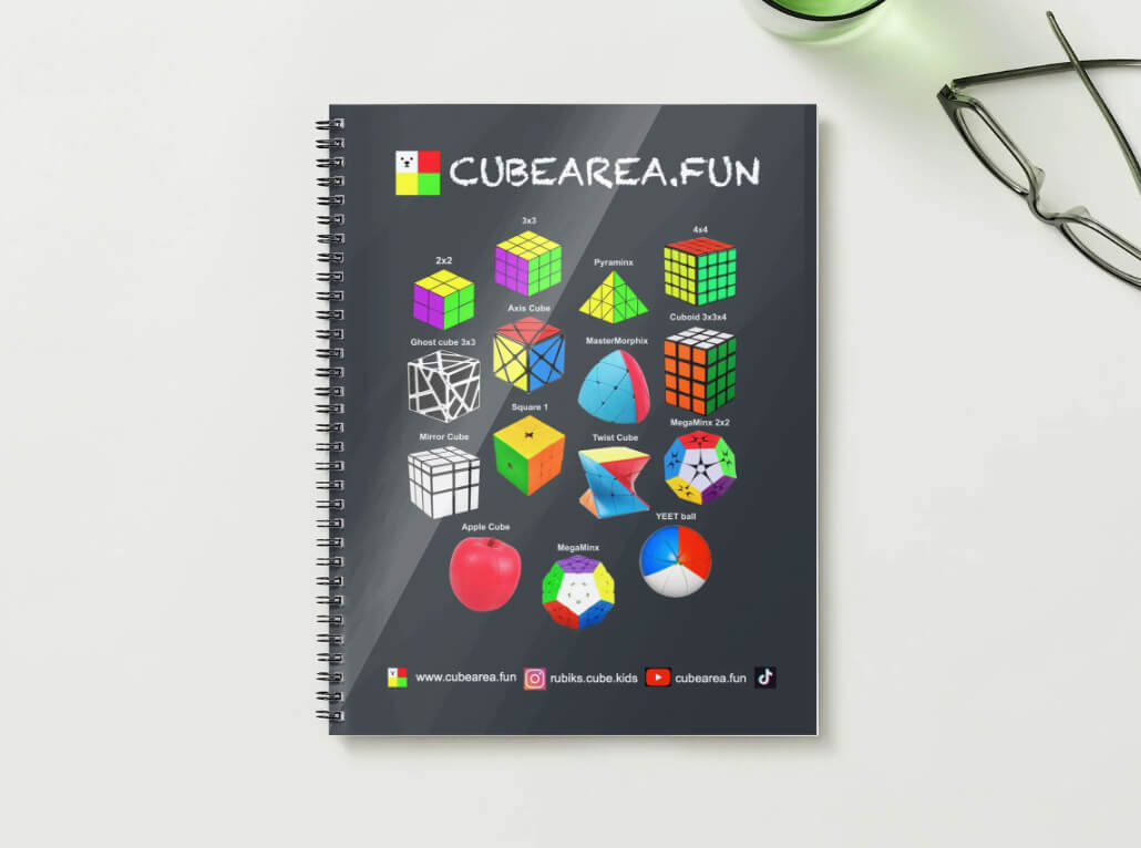 Paper Book Cubearea.fun How to solve a Rubik's cube and other puzzles (15 puzzles, 66 pages). FREE SHIPPING!