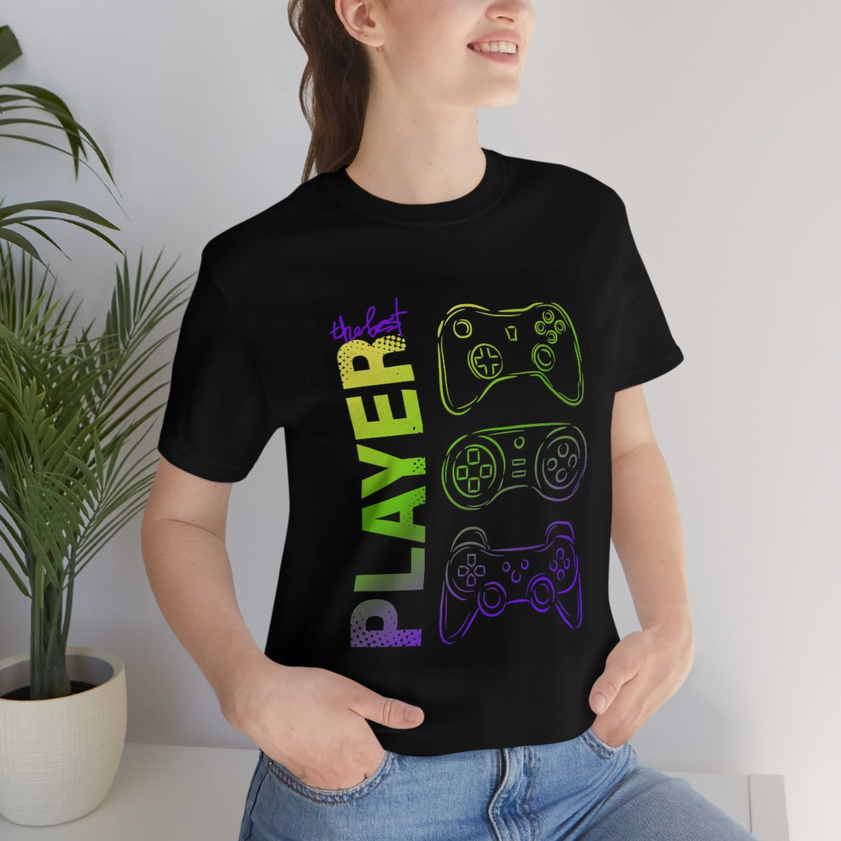 Unisex Jersey Short Sleeve Tee "The best player"