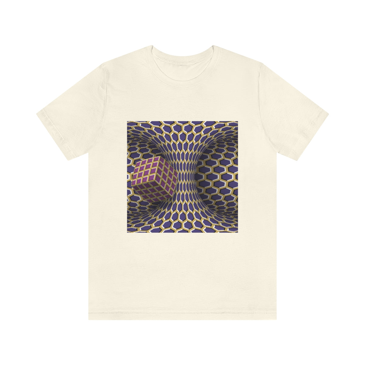 Unisex Jersey Short Sleeve Tee "Optical illusion Cube"