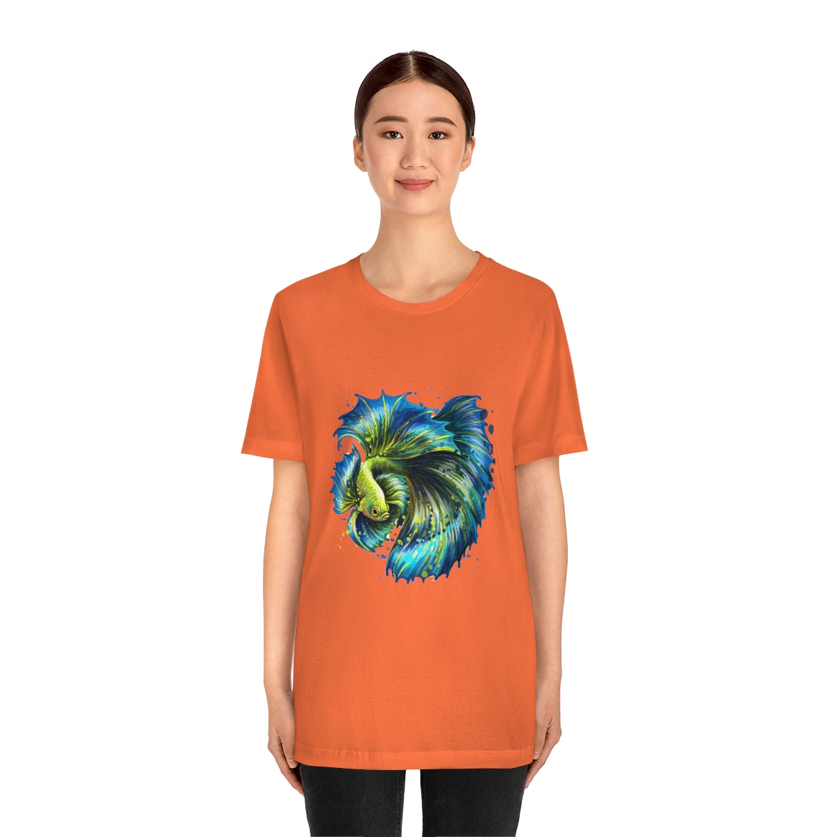 Unisex Jersey Short Sleeve Tee "Colorful tropical fish"