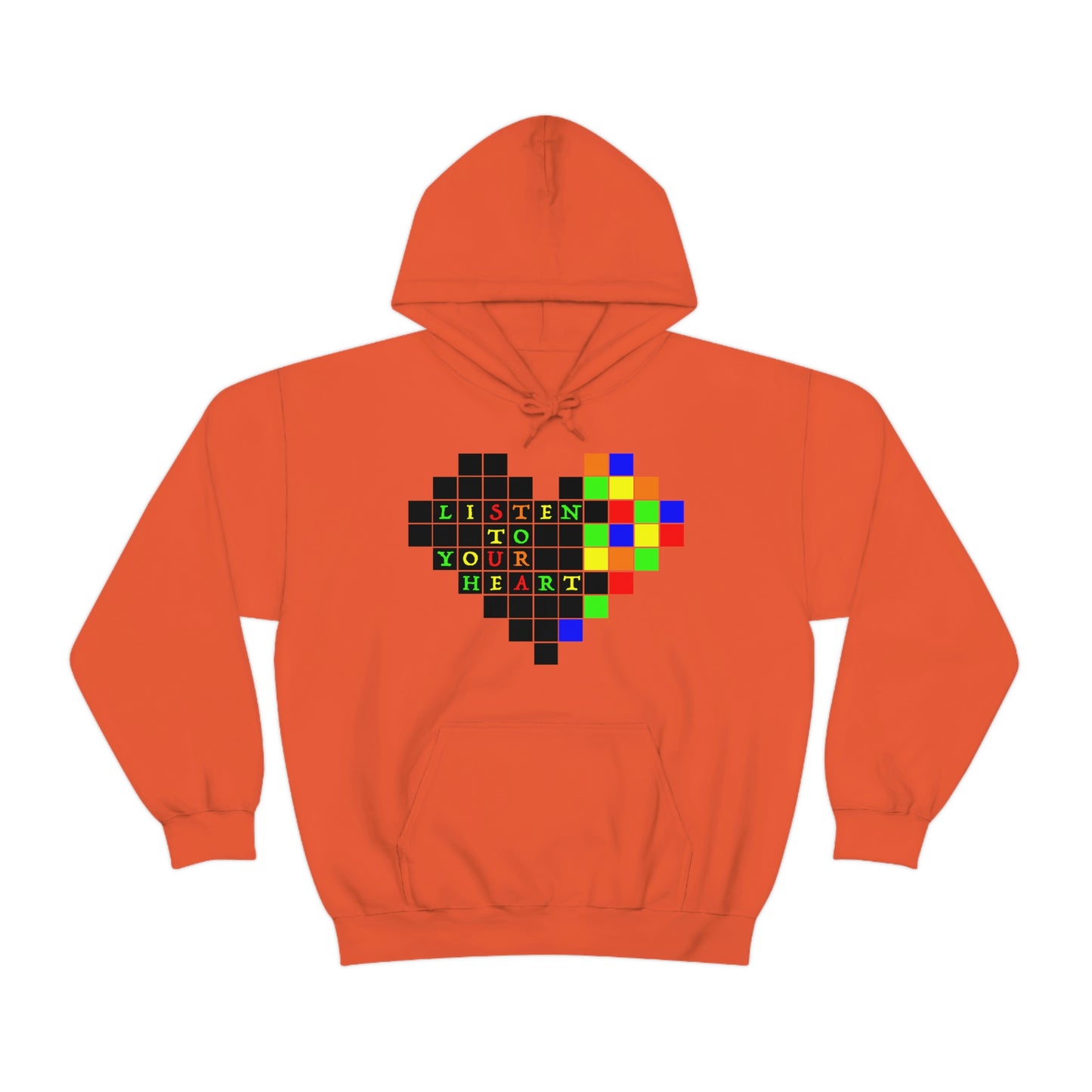 Unisex Heavy Blend™ Hooded Sweatshirt "Listen to your heart"