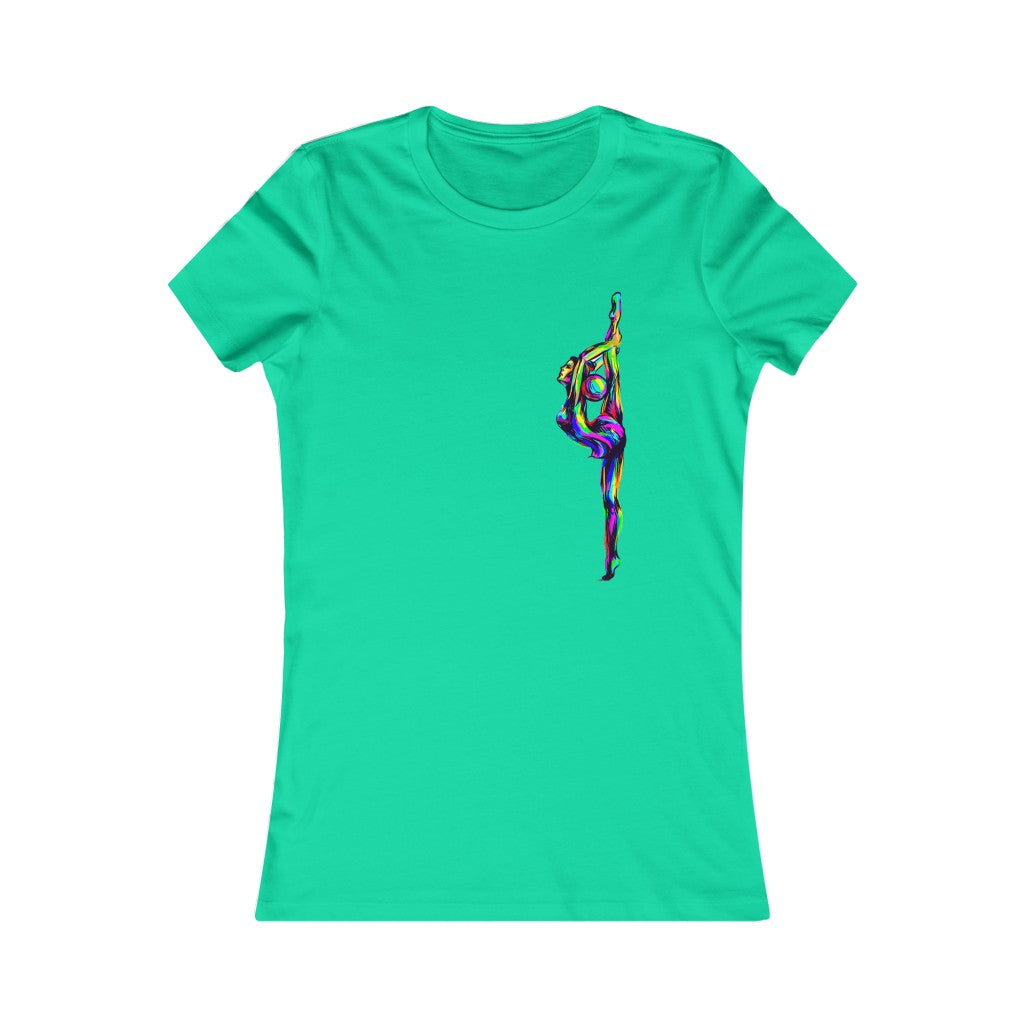 Women's Favorite Tee "Abstract girl gymnastics"