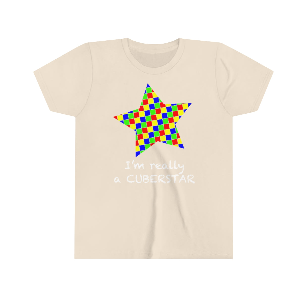 Youth Short Sleeve Tee "I'm really a cuberstar"