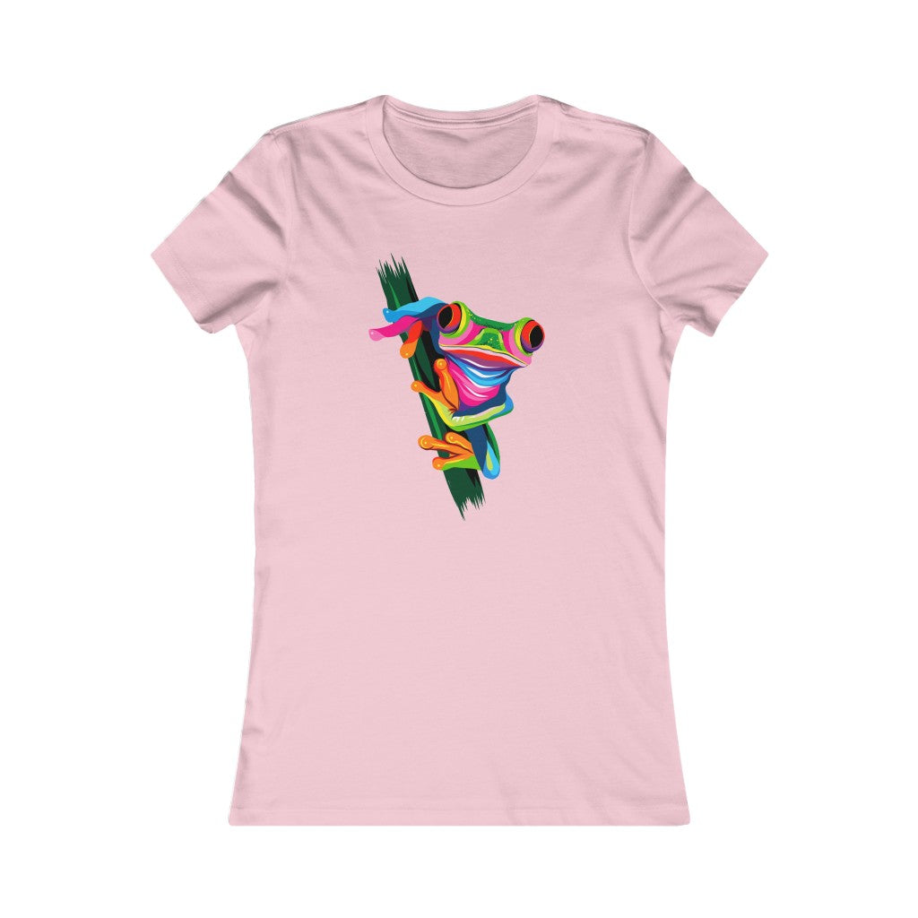 Women's Favorite Tee "Abstract colorful frog"