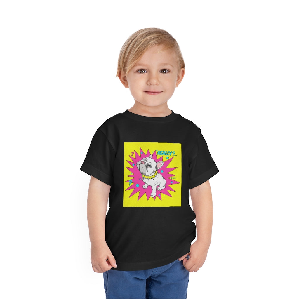 Kids Short Sleeve Tee "French bulldog really?"