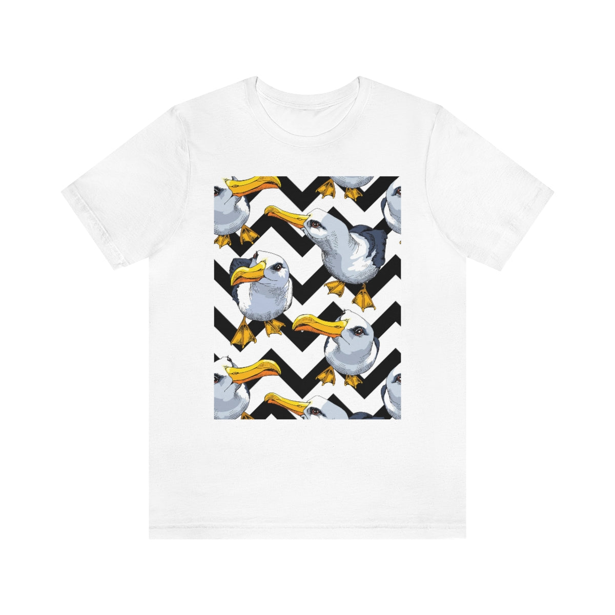 Unisex Jersey Short Sleeve Tee "Seagulls"