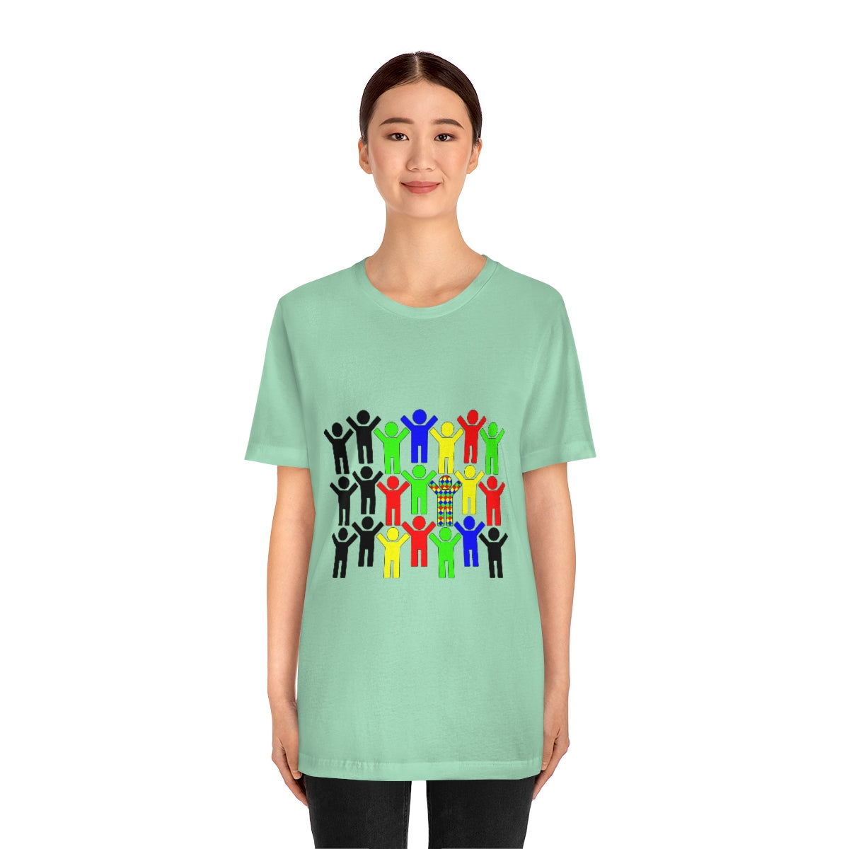 Unisex Jersey Short Sleeve Tee "Change the World by changing yourself"
