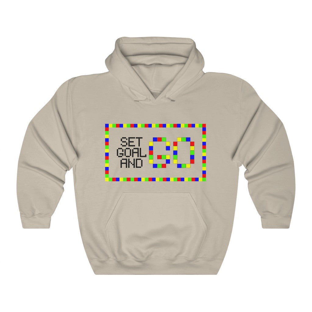 Unisex Heavy Blend™ Hooded Sweatshirt "Set goal and GO"
