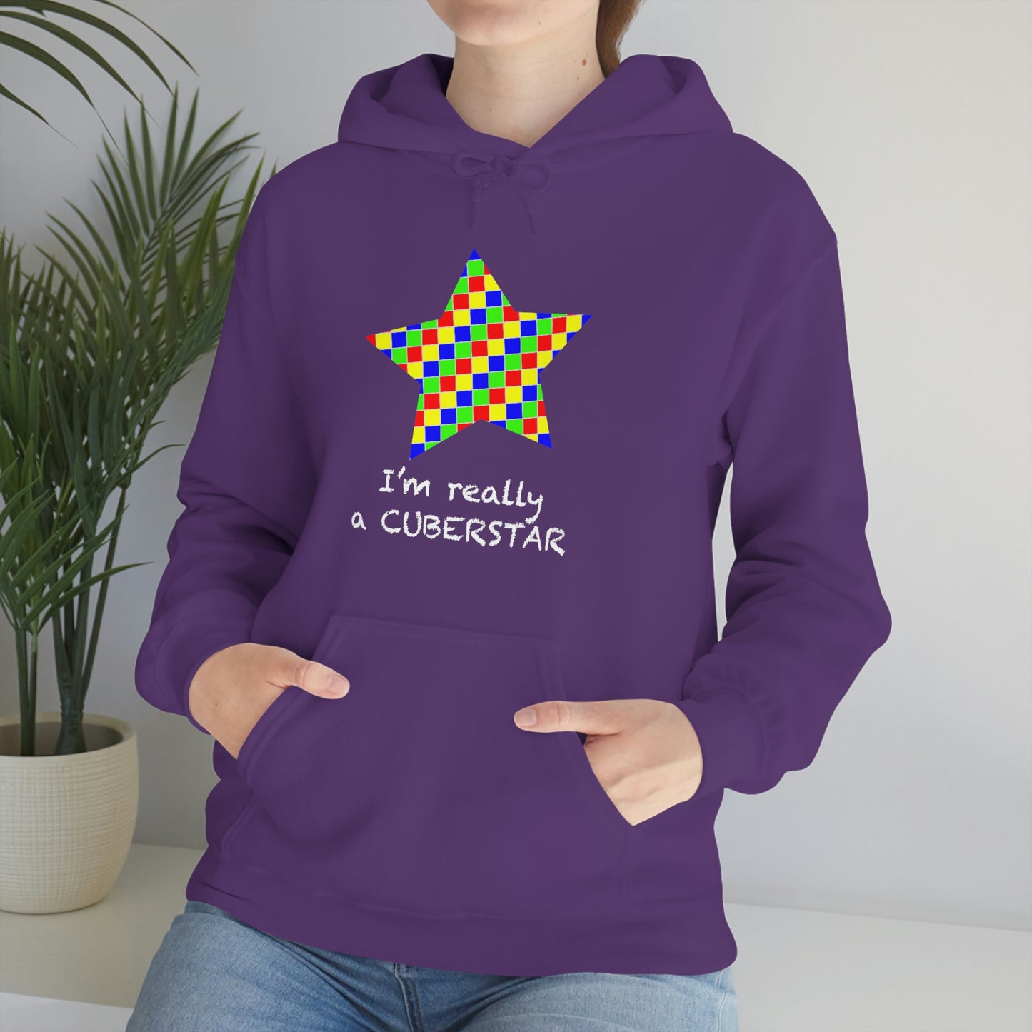 Unisex Heavy Blend™ Hooded Sweatshirt "I'm really a cuberstar"
