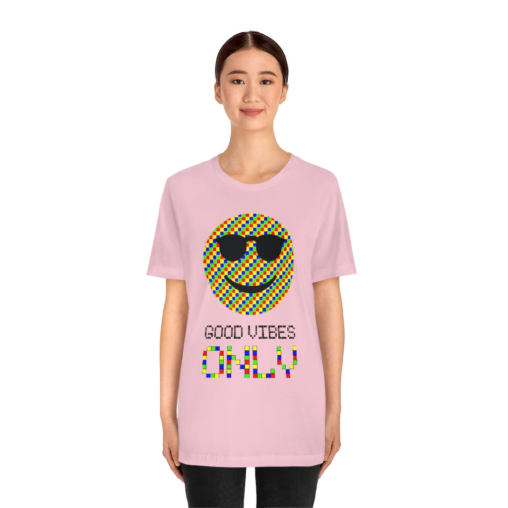 Unisex Jersey Short Sleeve Tee "Good vibes only"