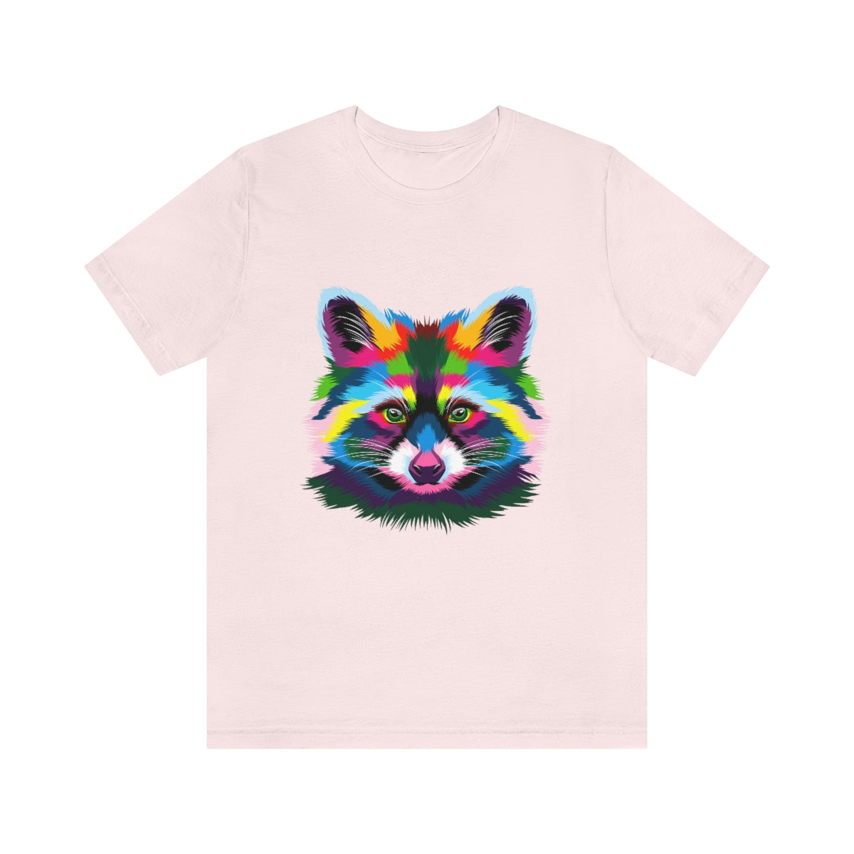 Unisex Jersey Short Sleeve Tee "Abstract colorful raccoon"