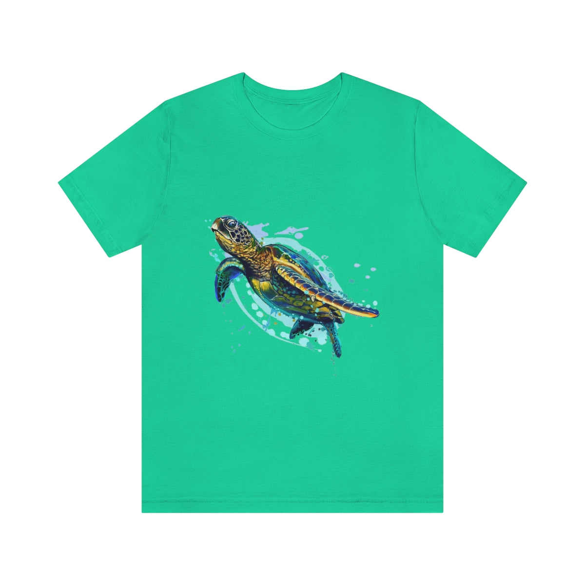 Unisex Jersey Short Sleeve Tee "Sea colorful turtle"