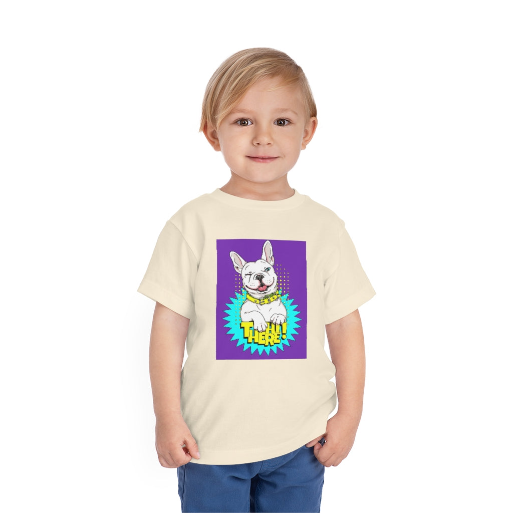 Kids Short Sleeve Tee "French bulldog Hi there!"