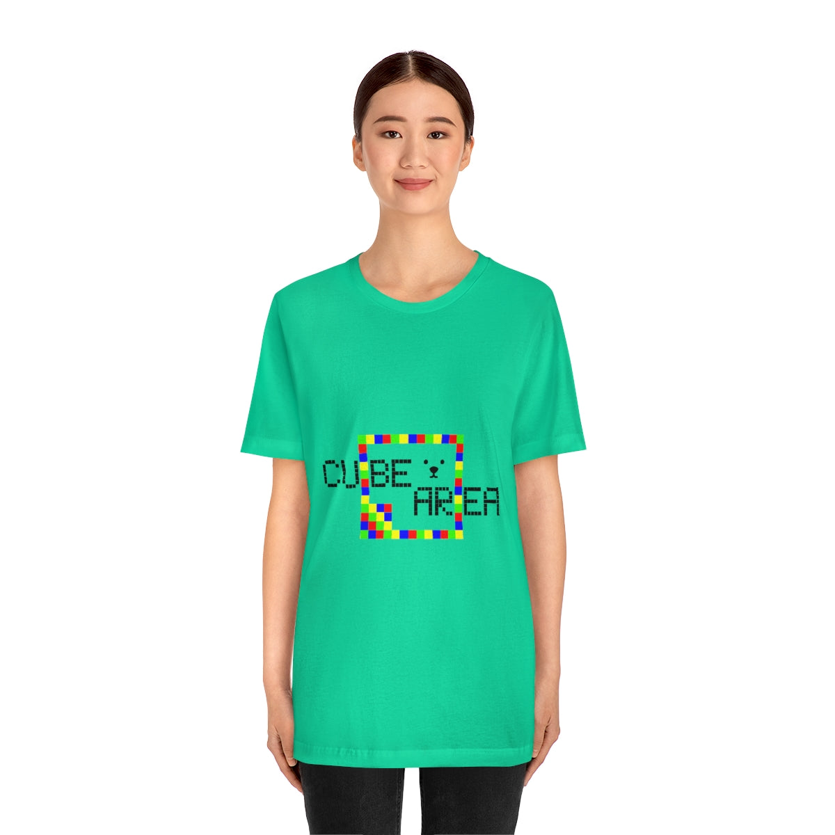 Unisex Jersey Short Sleeve Tee "CuBeArea"