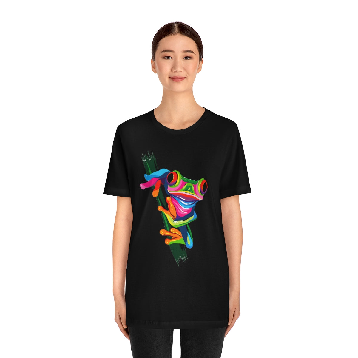 Unisex Jersey Short Sleeve Tee "Abstract colorful frog"
