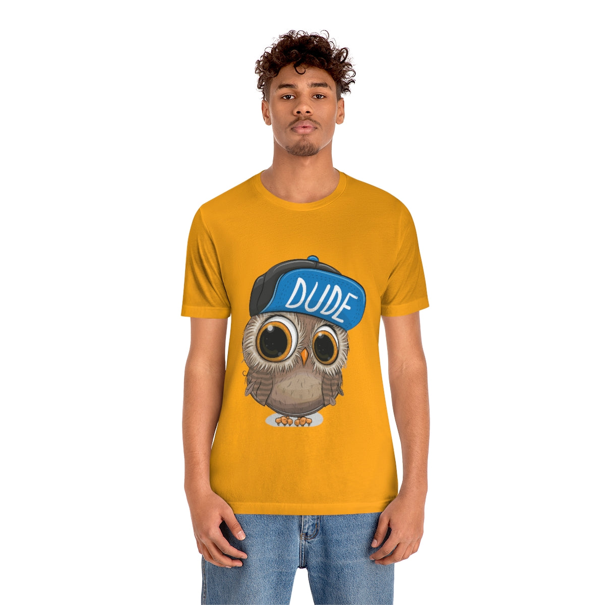 Unisex Jersey Short Sleeve Tee "Cute Cartoon Owl in a cap"