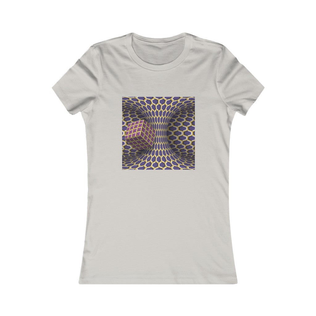 Women's Favorite Tee "Optical illusion Cube"
