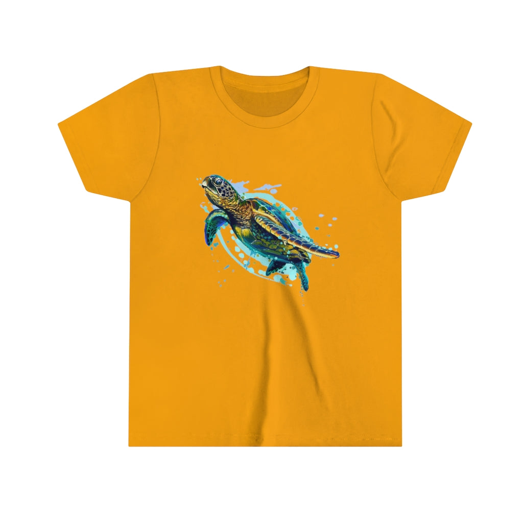 Youth Short Sleeve Tee "Sea colorful turtle"