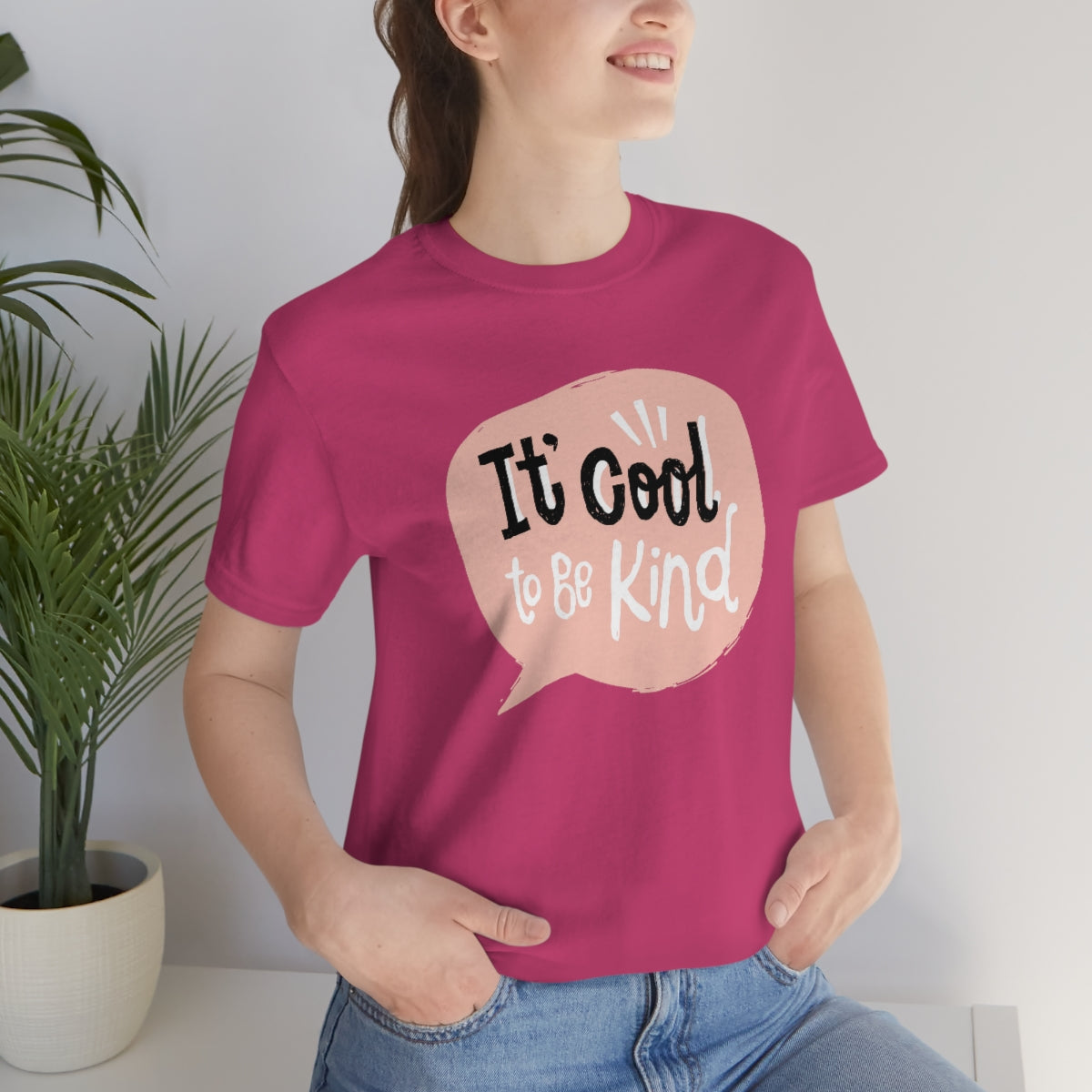 Unisex Jersey Short Sleeve Tee "Pink shirt DAY It's cool to be kind"