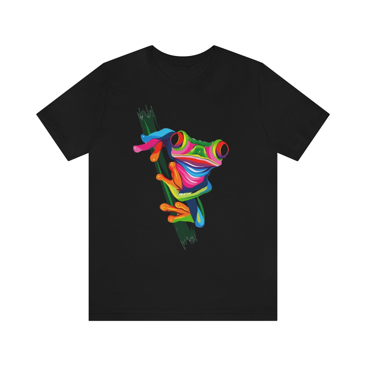 Unisex Jersey Short Sleeve Tee "Abstract colorful frog"