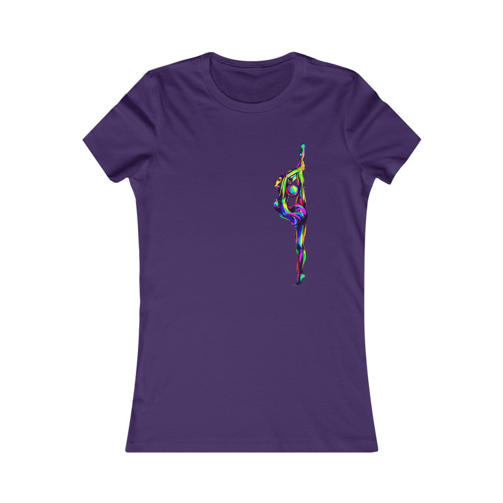 Women's Favorite Tee "Abstract girl gymnastics"