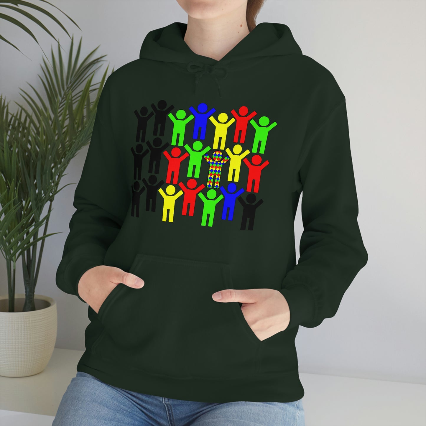 Unisex Heavy Blend™ Hooded Sweatshirt "Change the world by changing yourself"