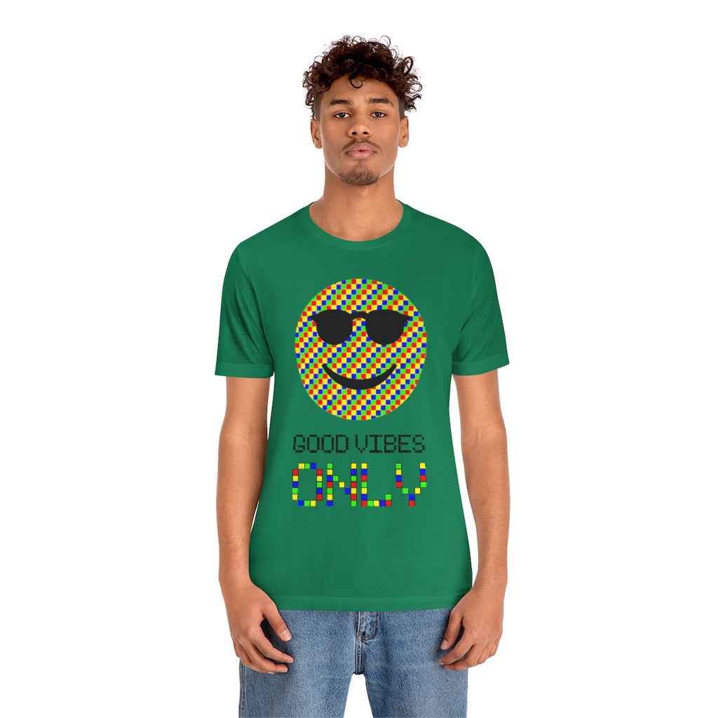 Unisex Jersey Short Sleeve Tee "Good vibes only"