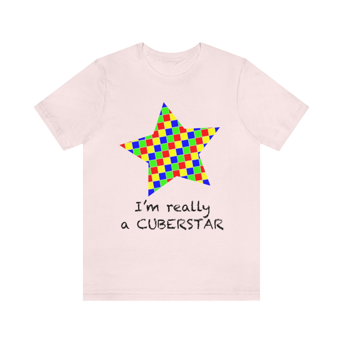 Unisex Jersey Short Sleeve Tee "I'm really a cuberstar"