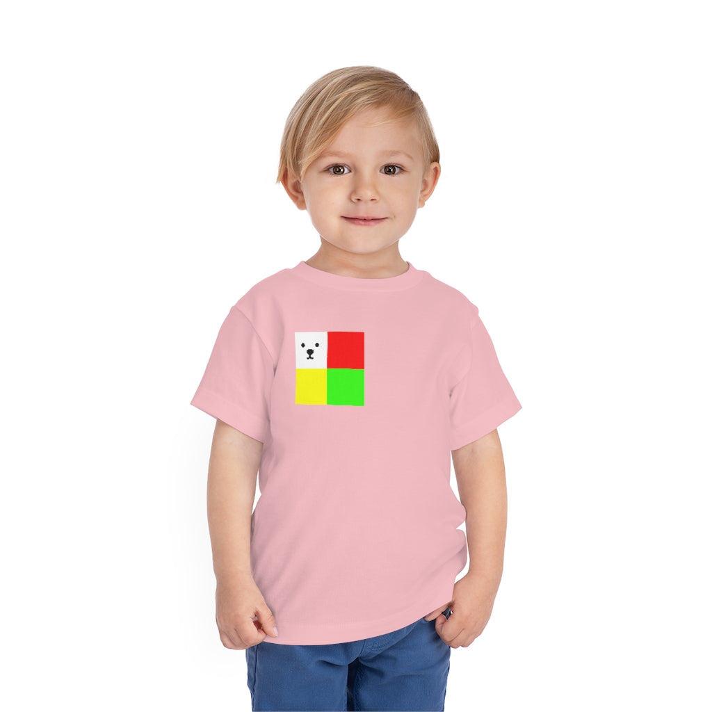 Kids Short Sleeve Tee "CuBeArea middle logo"