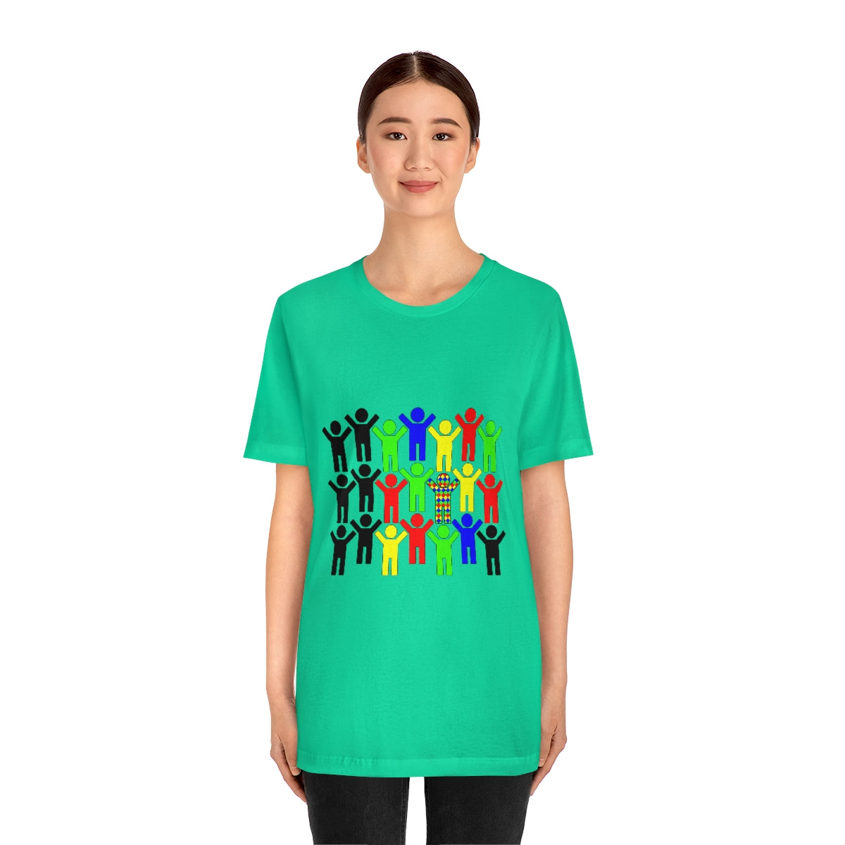 Unisex Jersey Short Sleeve Tee "Change the World by changing yourself"