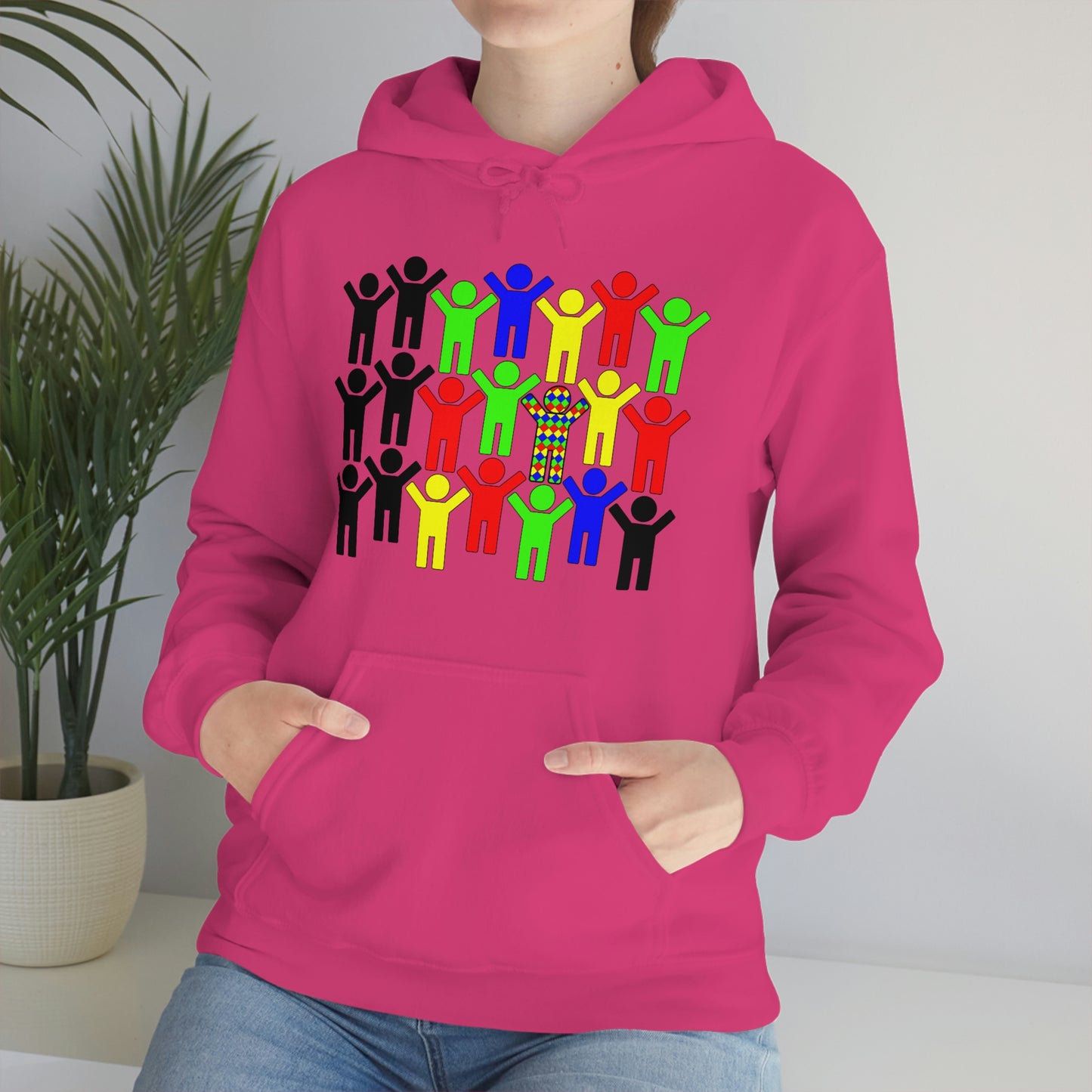 Unisex Heavy Blend™ Hooded Sweatshirt "Change the world by changing yourself"