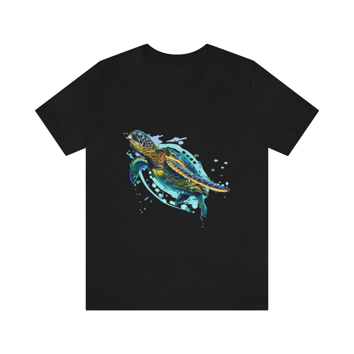 Unisex Jersey Short Sleeve Tee "Sea colorful turtle"