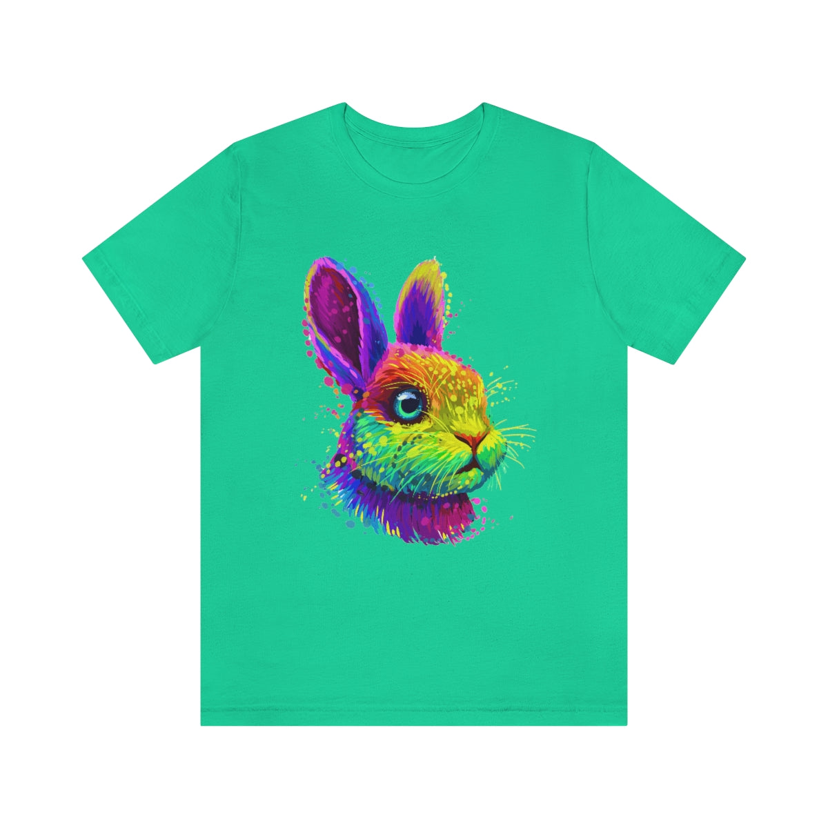 Unisex Jersey Short Sleeve Tee "Abstract colorful little rabbit"
