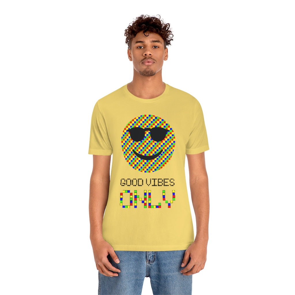 Unisex Jersey Short Sleeve Tee "Good vibes only"