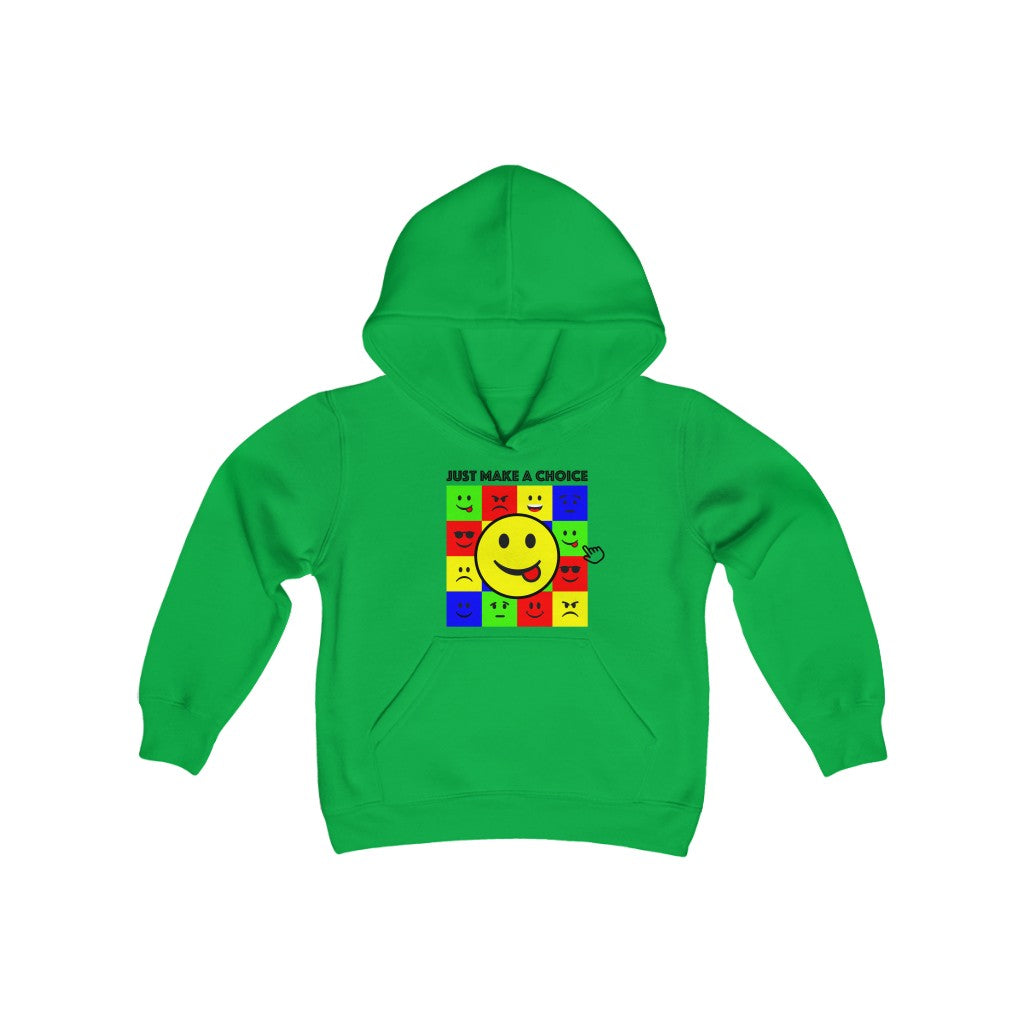 Youth Heavy Blend Hooded Sweatshirt "Make a choice"