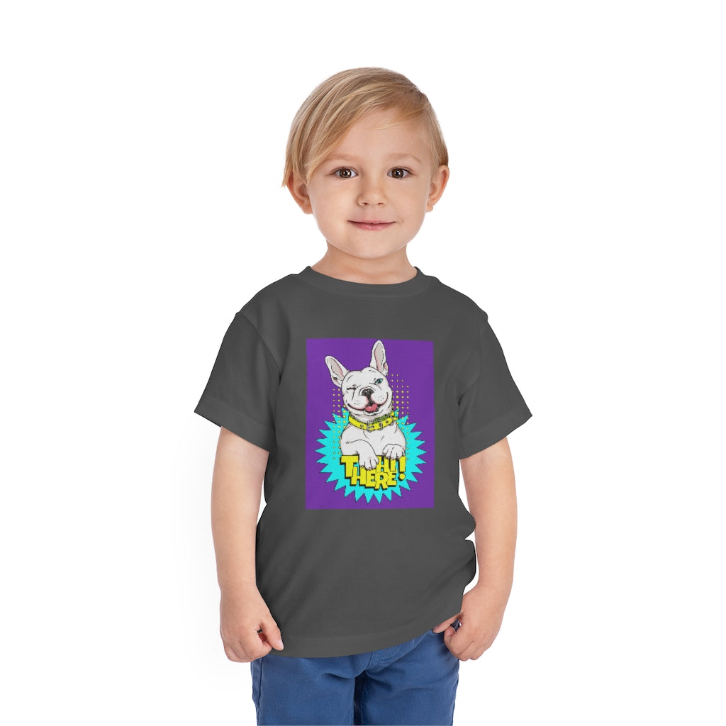 Kids Short Sleeve Tee "French bulldog Hi there!"