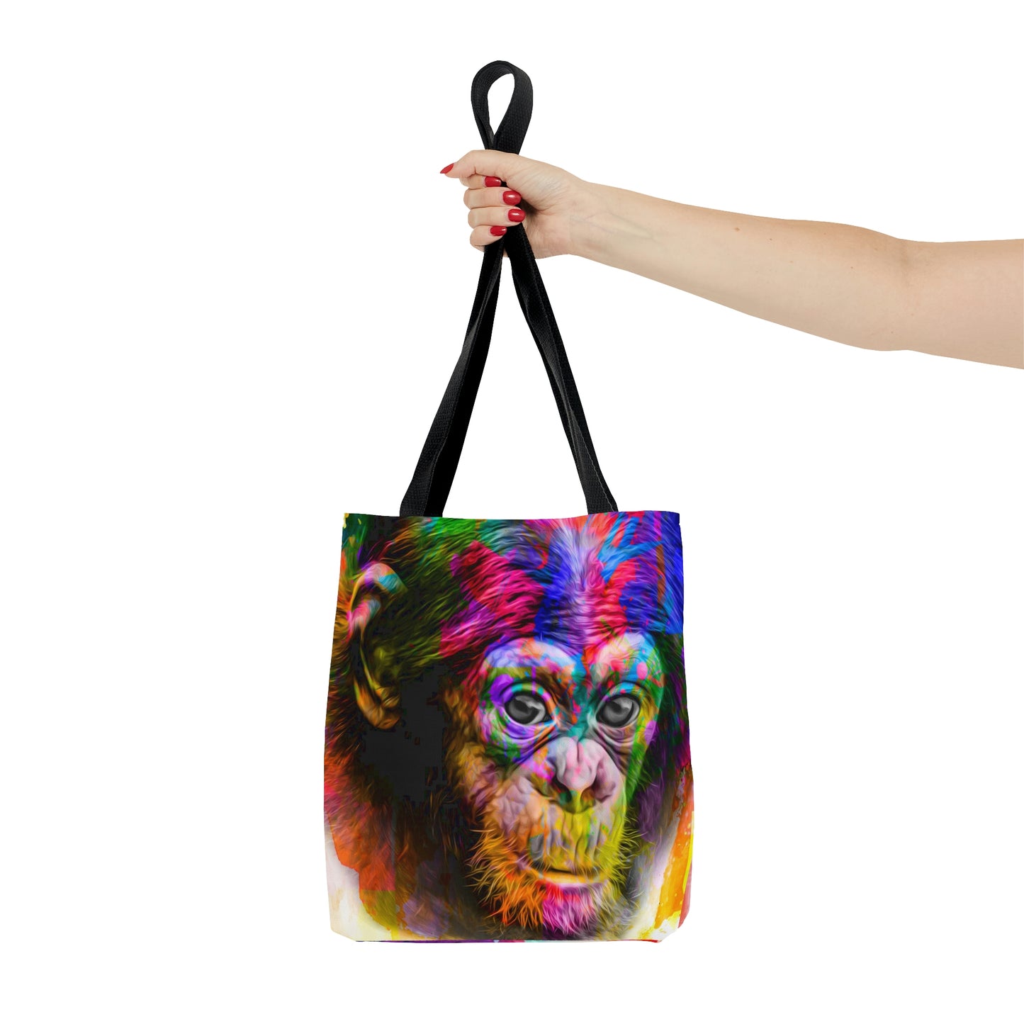 AOP Tote Bag "Monkey color art"