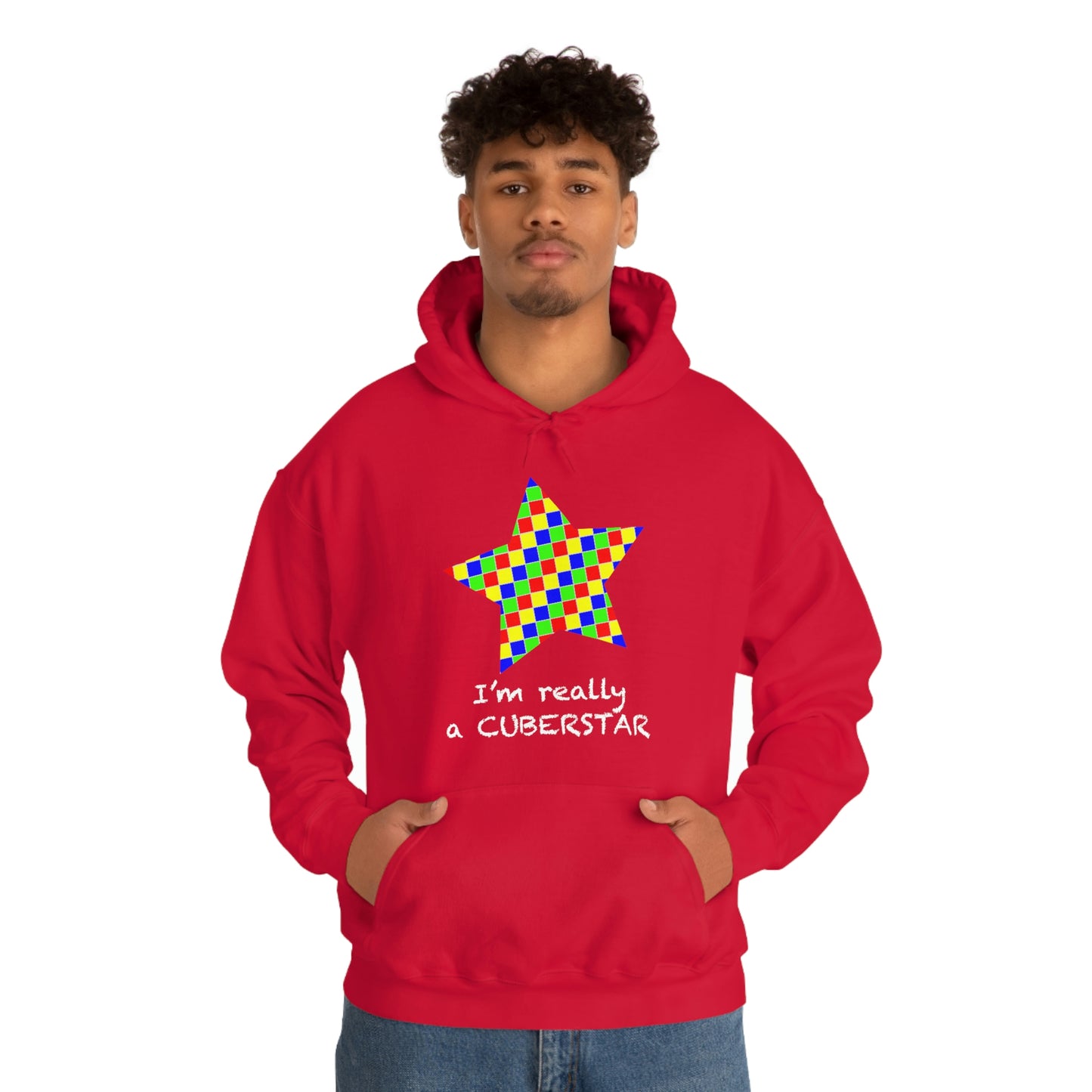 Unisex Heavy Blend™ Hooded Sweatshirt "I'm really a cuberstar"