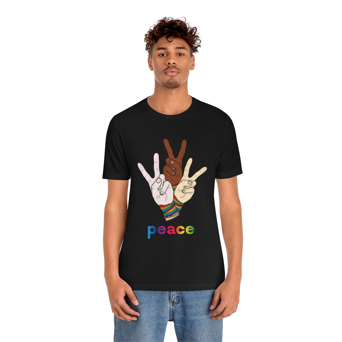 Unisex Jersey Short Sleeve Tee "Peace"